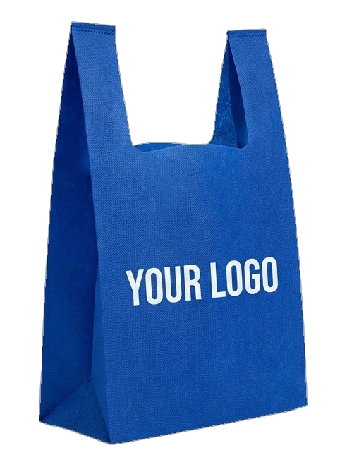 W-cut bag with a printed logo