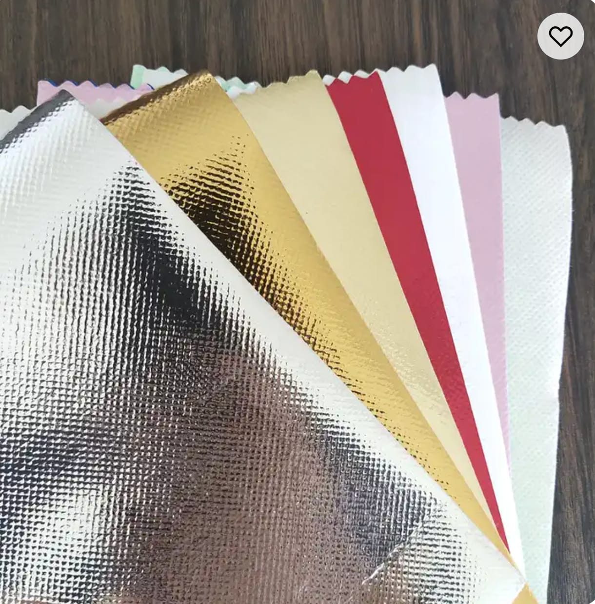 Metallized laminated non-woven fabric
